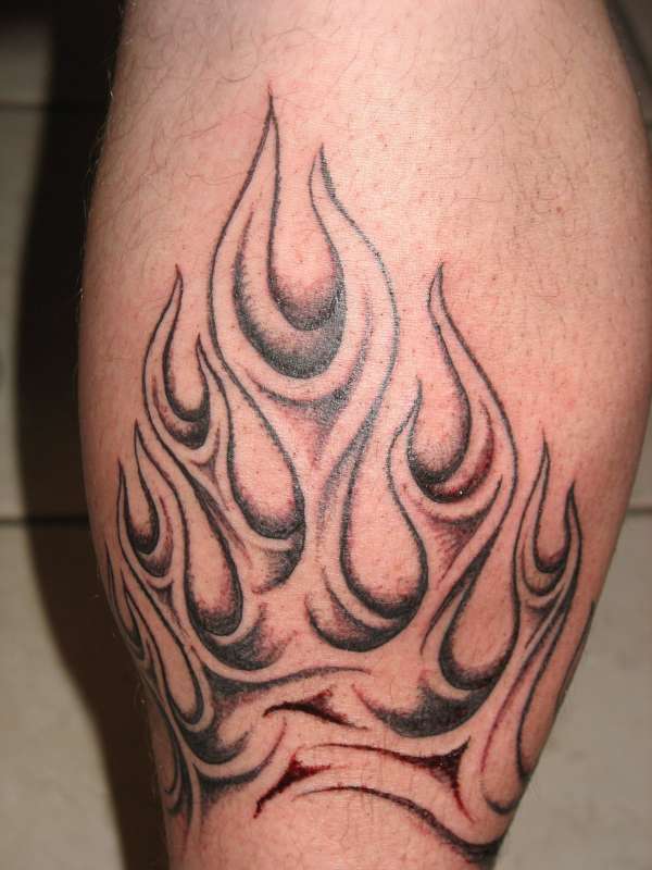 My Flames tattoo