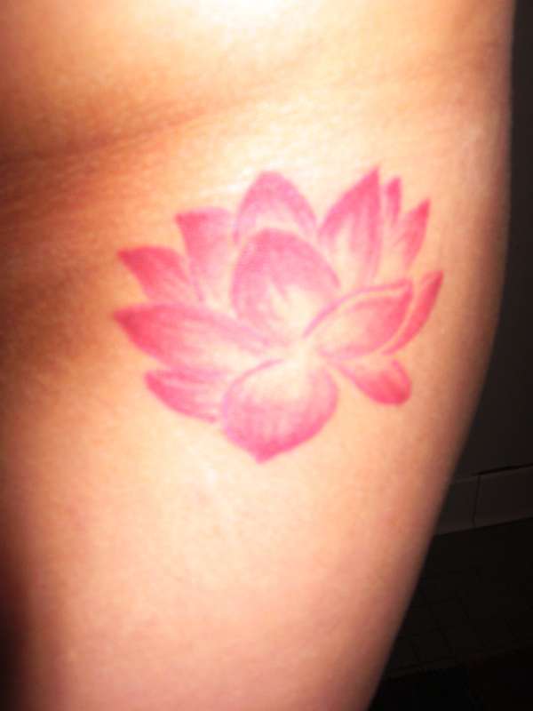 Pink Lotus tattoo