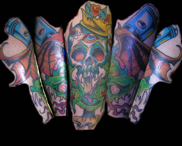 Skull 'n' Snakes tattoo