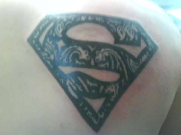 superman ink tattoo