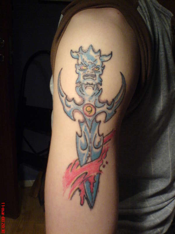 Demon Sword tattoo