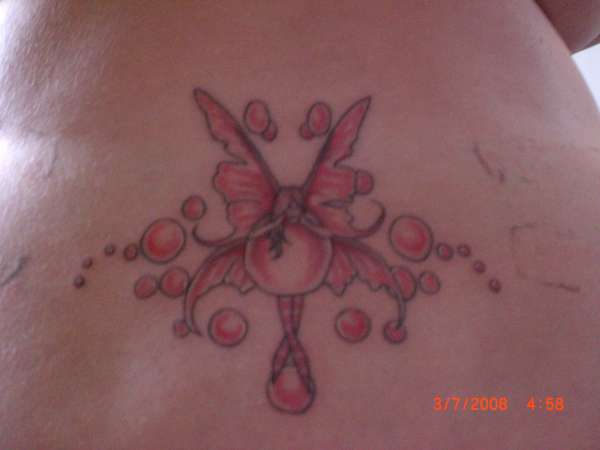Pink Bubble Rider tattoo