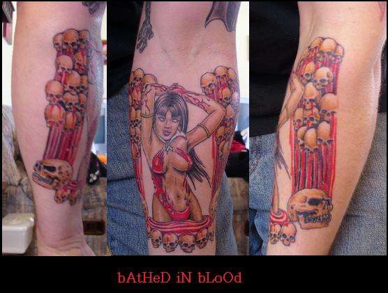 vampire blood tattoo