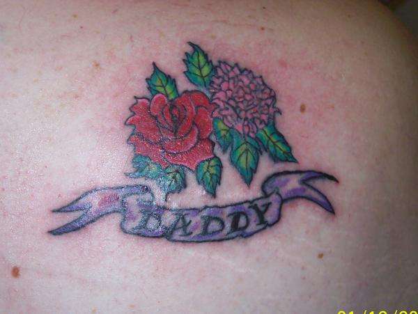 A memorial tattoo for my Daddy! tattoo