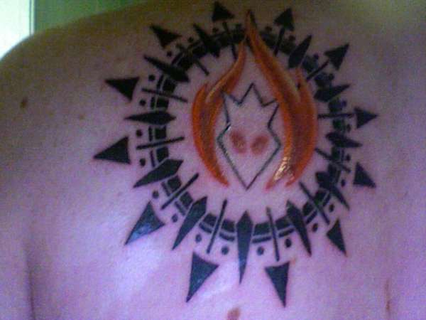 In Flames tattoo