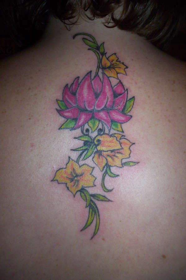 after clean up tattoo