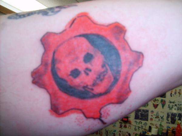 Gears Of War Logo tattoo