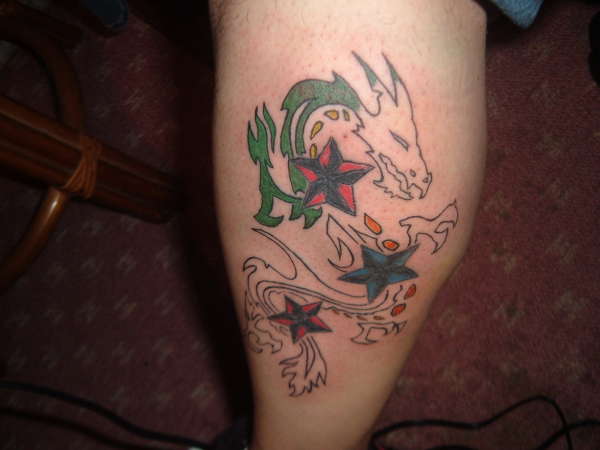 Italian dragon tattoo