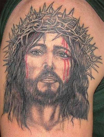JESUS tattoo