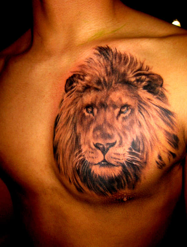 Lion Portrait tattoo