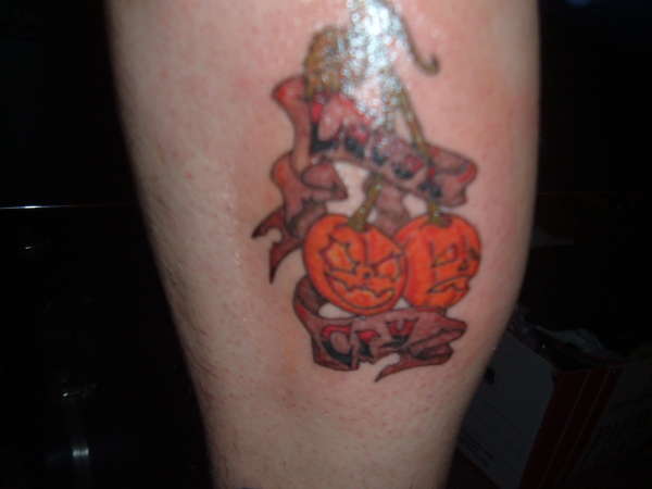 Theather pumkins tattoo