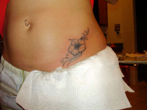 hibiscus flower tattoo