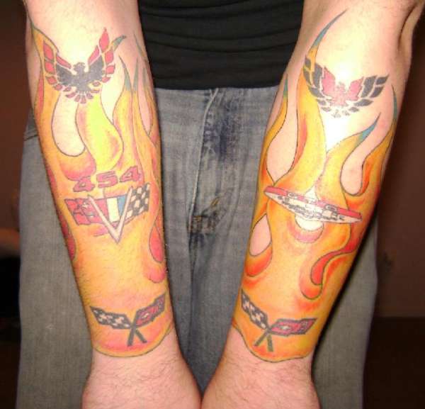 FLAMES! tattoo