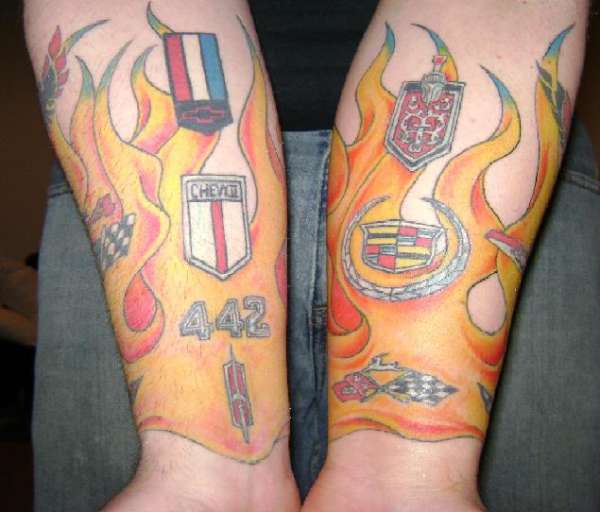 FLAMES tattoo