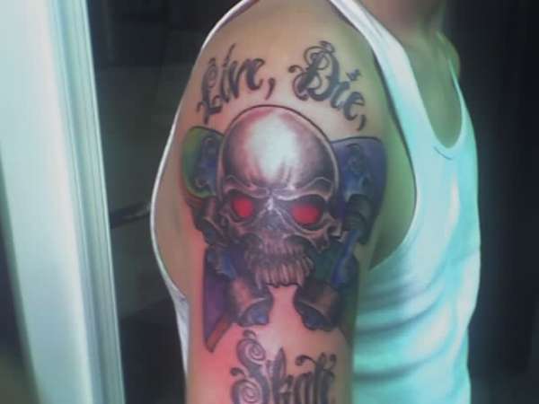live.die.skate tattoo