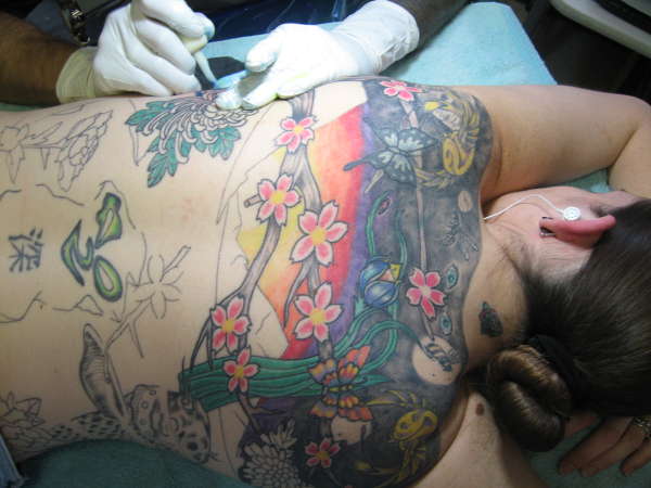 Gettin ink tattoo