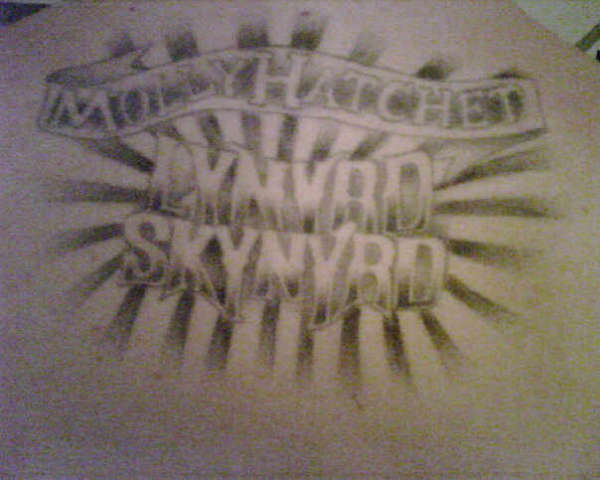 Lynyrd Skynyrd/Molly Hatchet tattoo