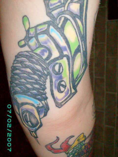 Tattoo machine tattoo