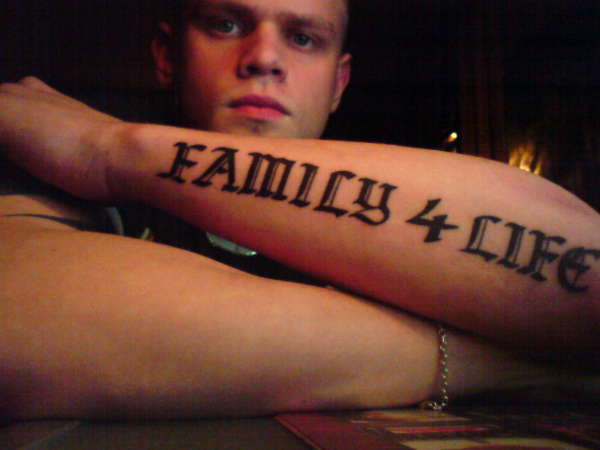 Family 4 Life tattoo