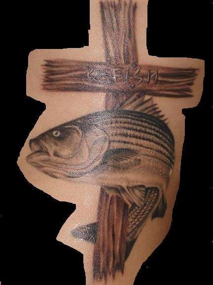 Rockfish tattoo