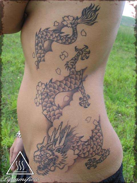 squame dragon tattoo