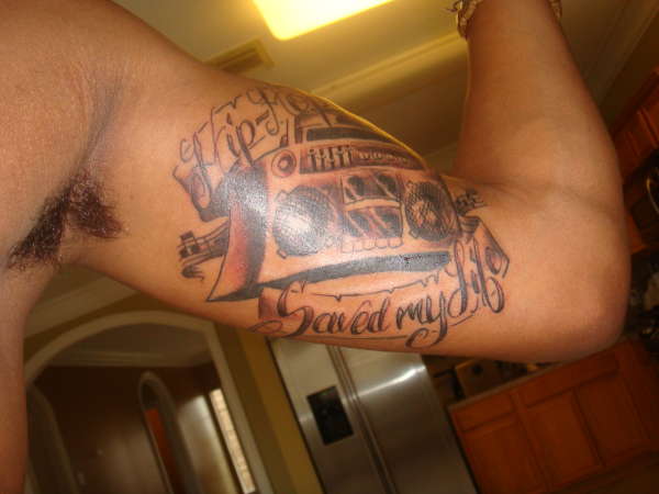 boombox tattoo