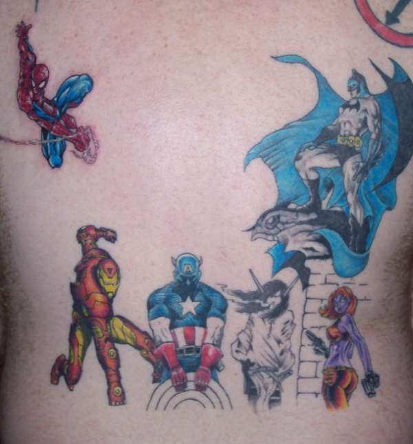 Comic Books Rule! tattoo