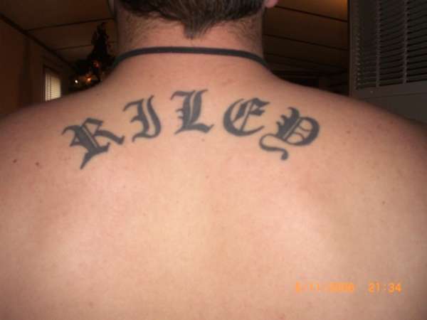 Last Name tattoo