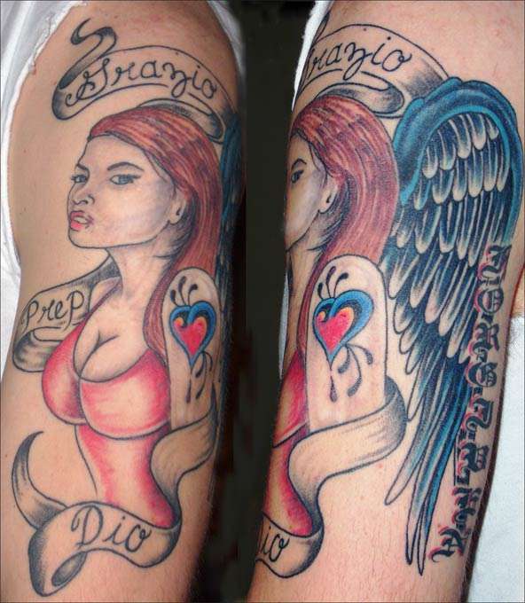 Guardian Angel tattoo