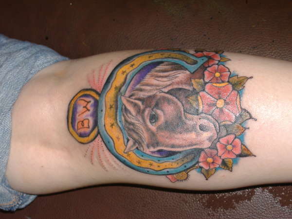 Horse tattoo