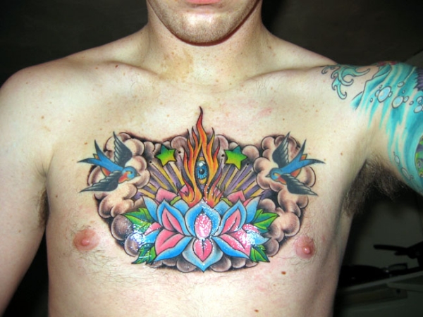 Lotus flower tattoo