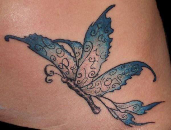 true blue different picture tattoo