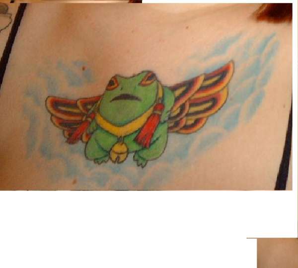 Freddie The Flying Frog of Doom Doom Doom.... tattoo