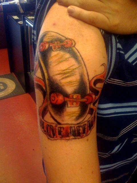 down 4 life tattoo