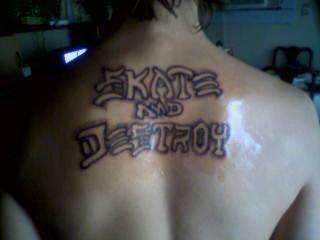 down 4 life tattoo