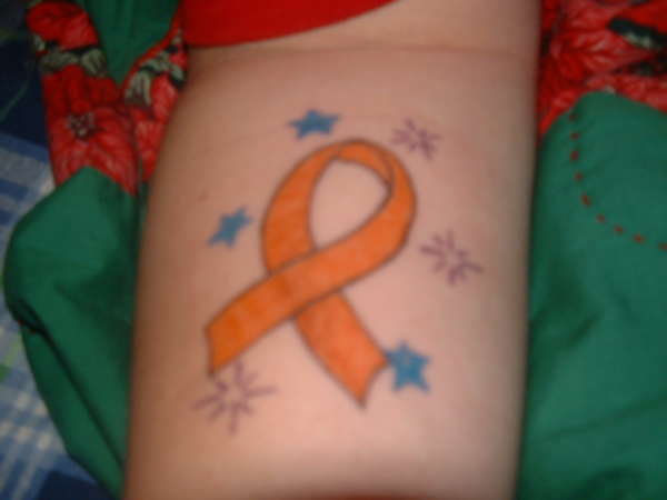 leukemia ribbon tattoos