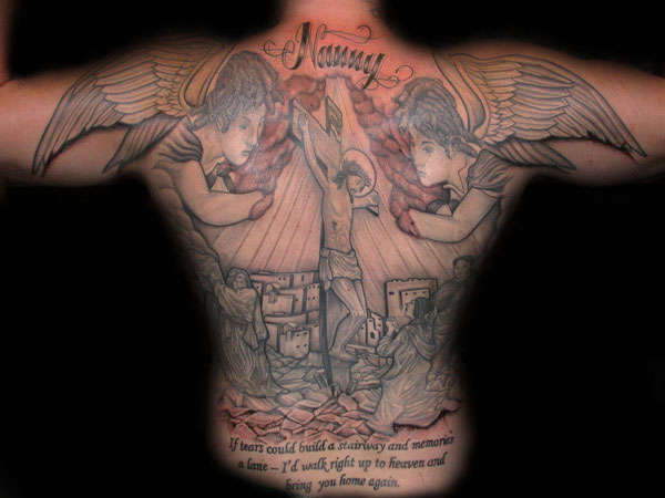 Religious Backpiece tattoo