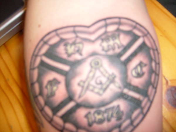 masonic Hearts tattoo