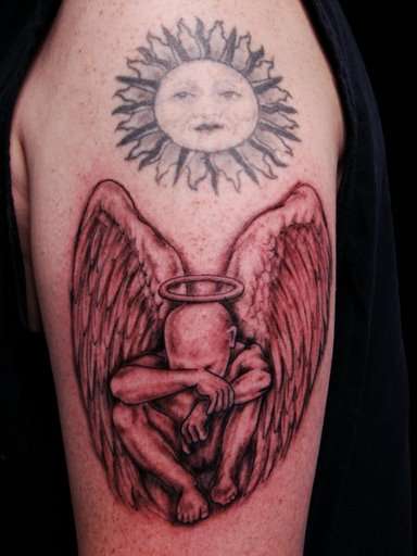 Angel tattoo