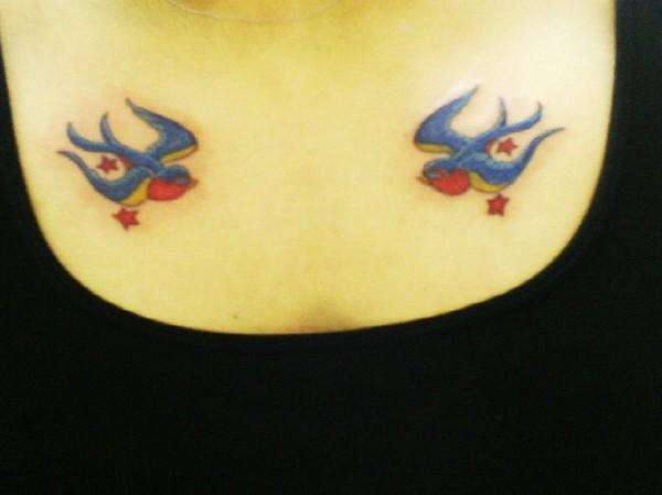 Blue Birds tattoo