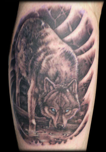 Wolf tattoo