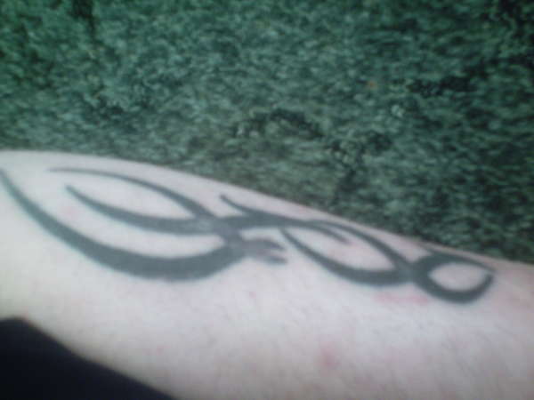 same calf tat tattoo