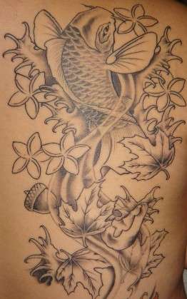 My Koi (waiting for color) tattoo