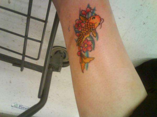 My koi tattoo