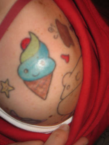 ice cream tattoo