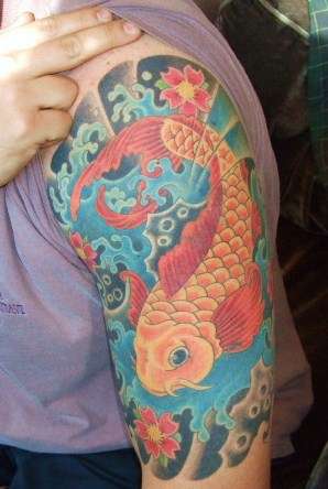 Koi Half-Sleeve tattoo