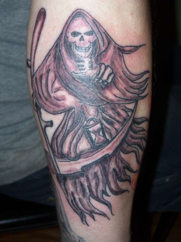 reaper by justice tattoo