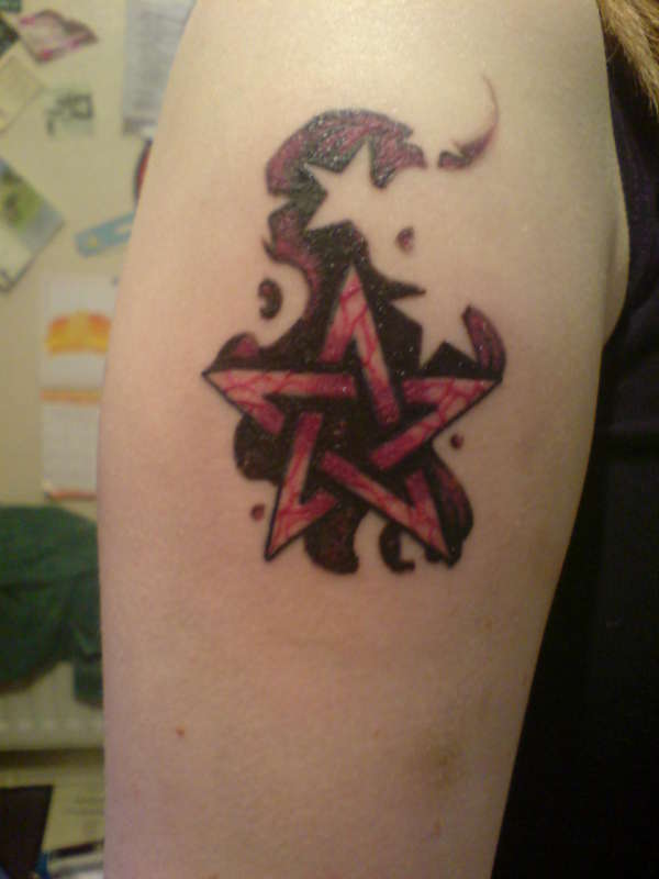 Star arm tattoo
