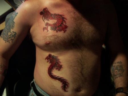 Tibetian Dragon tattoo