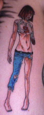 Zombie Girl tattoo
